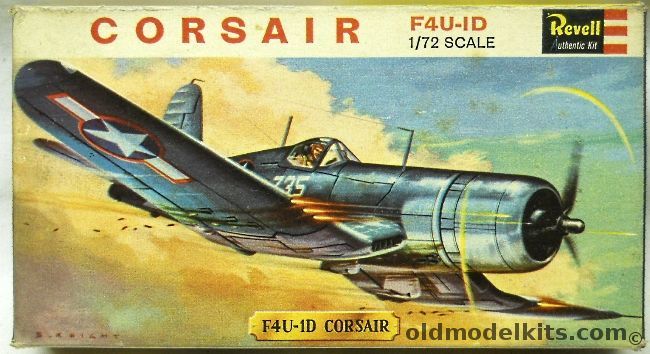 Revell 1/72 Vought F4U-1D Corsair - Great Britain Issue - (F4U1D), H625 plastic model kit